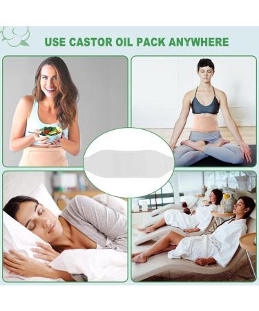 Lynsay Central Oil Compress Pad - Organic Castor Oil Belly Pack with Adjustable Straps | Reusable Washable Anti-Oil for Comfort & Sleep - Buy Online on GoSupps.com