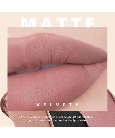 KYDA Matte Lipstick Set - 3 Colors High Pigment Velvet Lipstick Long-lasting Full Coverage Non-stick Cup Makeup Kit - Buy Online on GoSupps.com