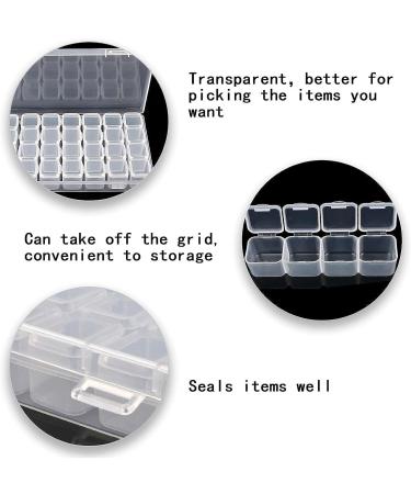 JANEMO 28 Grid Bead Storage Container - Portable Diamond Painting Accessories (Small Grid) - Buy Online on GoSupps.com
