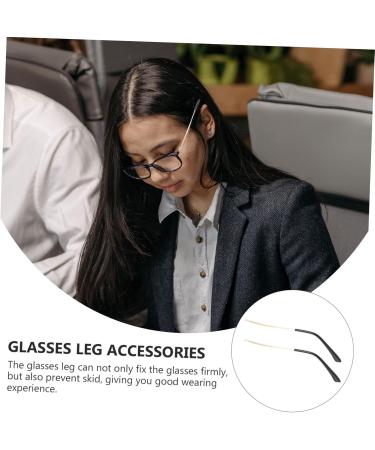 Nuobesty Glasses Accessories - Replacement Brackets & Repair Set for Eyeglasses | Plastic Arms & Legs | 14x0.6cm - Buy Online on GoSupps.com