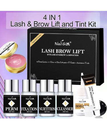 Lash Lift Kit with Glue Balm 4 In 1 Eyelash Perm Brow Lamination Lift Kit with Black Color Professional Eyelash Lift Lash Perm Kit with Detailed Instruction Salon-Quality BL-A - Buy Online on GoSupps.com