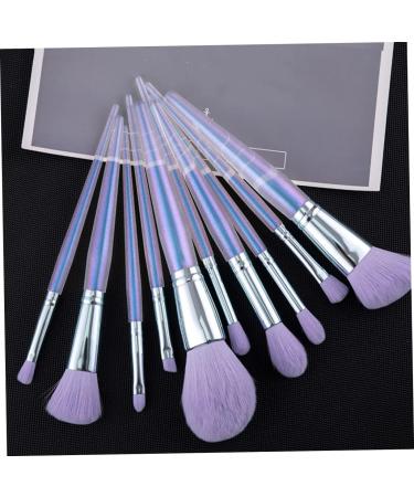 FRCOLOR 20 Pcs Makeup Brush Set - Blush Concealer & Eye Brushes with Purple Crystal Handle - Premium Acrylic Face Makeup Tools for Flawless Beauty - Buy Online on GoSupps.com