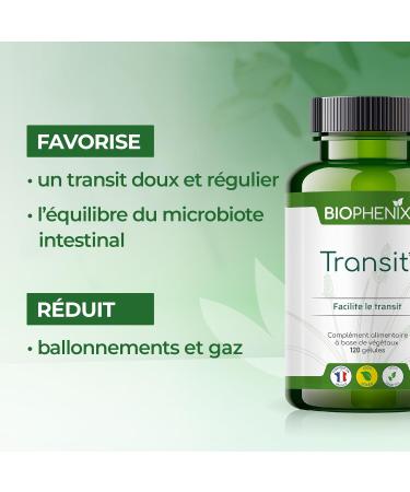 Transit 120 G lules - Compl ment Alimentaire 100% Naturel Base de V g taux - Casse Muette Enzymes de Papaye Ferment e et Ispaghul - Facilite le Transit - Buy Online on GoSupps.com