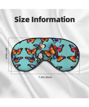 Unisex Butterfly & Cello Print Sleep Eye Mask - Soft Comfort for Travel Yoga & Shift Work - Buy Online on GoSupps.com
