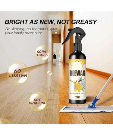 Natural Micro-Molecularized Beeswax Spray - Bees Wax Furniture Polish and Cleaner - Beeswax Furniture Polish - Molecularized Beeswax Spray for Furniture Care (3 pcs) - Buy Online on GoSupps.com