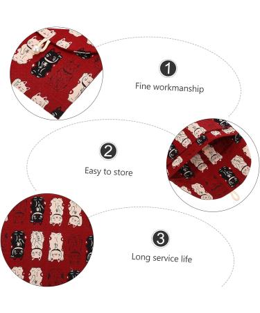 Healifty Womens Wallets Lucky Cat Storage Bag Ladies Purses Diaper Bag Organizer Womens Toiletry Bag s Coin Purse Napkin Bag Change Purse Wallet Travel Menstrual Pad Holder Storage Pouch Red 14X13CM - Buy Online on GoSupps.com