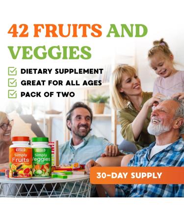 Simply Nature's Pledge - Packed with Over 40 Different Fruits & Vegetables - 4 Month Supply- Made with Whole Food Superfoods - with Aloe Vera 100% Soy Free - 720 Capsules - Buy Online on GoSupps.com