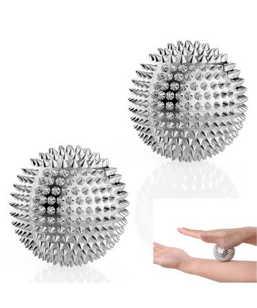Koahde Skills Igelball Massage Set Magnetic Skills Balls Skills Igelball Massage Magnetic Acupressure Balls Massageball Magnetic hedgehog balls massage balls magnetic balls magnetic hedgehog ball 2PCs