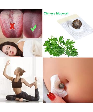 Wormwood Belly Patch Set: 30Pcs Natural Herb Mugwort Pills & 30Pcs Moxibustion Patch for Detox - Men and Women - Buy Online on GoSupps.com