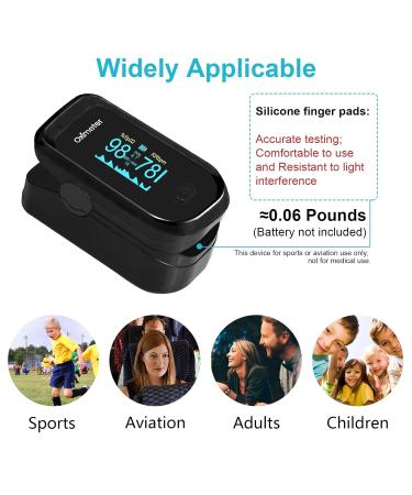 Buy TYNDALL Pulse Oximeter Fingertip - Advanced 4 Data & Respiratory Rate Monitor for Sports & Aviation | Fast International Shipping - Buy Online on GoSupps.com
