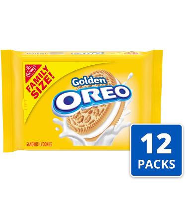 OREO Golden Sandwich Cookies Family Size 19.1 oz - Pack of 12 - Buy Online on GoSupps.com