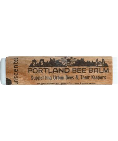 PORTLAND BEE BALM Unscented Lip Balm 0.15 OZ