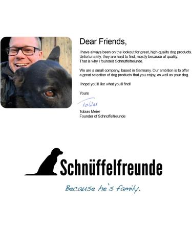 Premium XXL Leather Dog Collar - Padded & Robust Ideal for Large Medium & Small Dogs - Sniffing Fans Design in Red - Buy Online on GoSupps.com