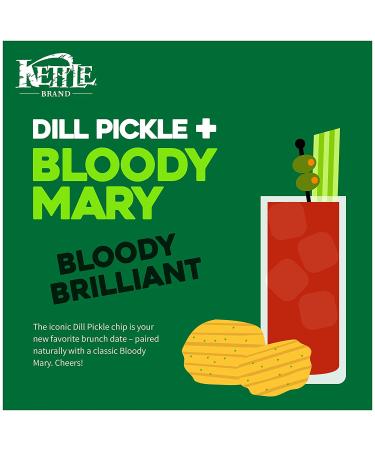 Kettle Brand Krinkle Cut Dill Pickle Potato Chips 7.5 oz - Shop Now - Buy Online on GoSupps.com