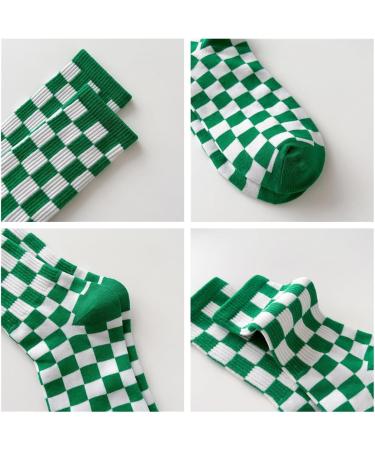 Akamas Women s Colorful Checkered Socks - Funny Breathable Cotton Crew Socks Warm Everyday Sports Socks Size 35-41 - Perfect Gift! - Buy Online on GoSupps.com