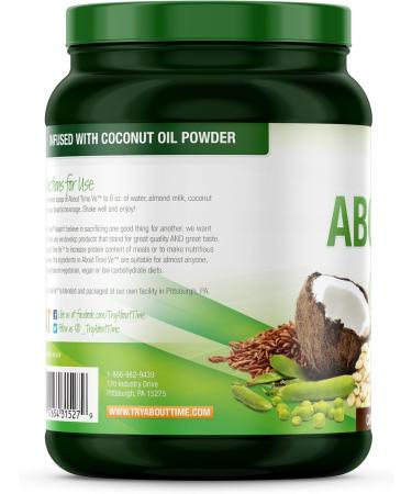 Buy About Time Natural Vegan Protein Chocolate 2lb - 24g Plant-Based Protein Non-GMO Gluten-Free Dairy-Free 32 Servings - International Shipping Available - Buy Online on GoSupps.com