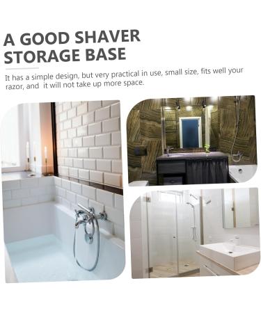 COOPHYA 4pcs Razor Hanger Socket Holder for Men - Towel Abs Storage Box | Durable Acrylonitrile Butadiene Styrene | Shop Internationally - Buy Online on GoSupps.com