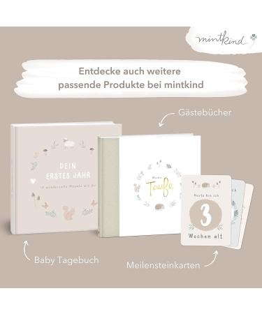 mintkind 'My Childhood' Memory Album - Forest Design | Perfect Photo Album for Kids' First 10 Years | Ideal Birth Gift & Baby Book - Buy Online on GoSupps.com