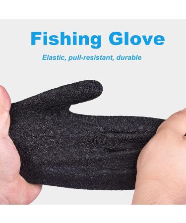Fisherman Professional Catch Fish Gloves - Puncture Proof Anti-Slip Fishing Glove (Black) - Buy Online on GoSupps.com