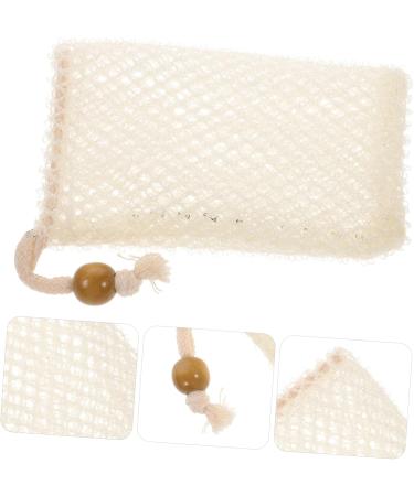 Healeved 3pcs Soap Bath Bag Sack Exfoliator Bubble Foam Net Bar Soap Pouch Sponge Exfoliating Soaps Nylon - Buy Online on GoSupps.com
