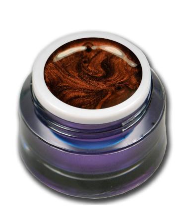 Color gel metallic brown UV LED nail gel studio quality Color Gel RM Beautynails 1 pack (1x 5ml) 26-Brown