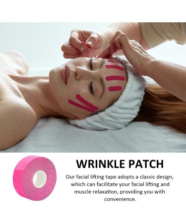 4 Pieces Of Facial Lifting Tape Facial Patch Curing Tape Wrinkle Patch Anti-Wrinkle Patch Beauty Tape Facial Lifter Tape (Pink Skin Tone) - Buy Online on GoSupps.com