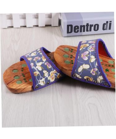 FRCOLOR 2 Pairs of Shoes for Pain Relief Slippers Foot Massager Summer Slippers Women's Slippers Dimensions Summer Slippers for Women Size on Miss Font Wooden Tool - Buy Online on GoSupps.com