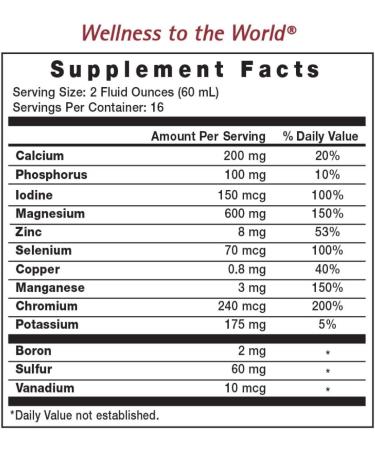 Eniva Health Cell Ready Ionic Multi Minerals Concentrate | Rapid Absorption, Supports Nutritional Balance | 32 Oz Liquid Minerals with Magnesium, Zinc, Chromium, Selenium & More - Buy Online on GoSupps.com