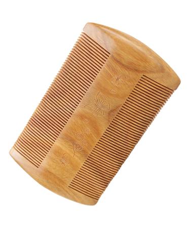Frcolor 4-Piece Green Sandalwood Beard Comb Set for Men | Metal & Wooden Mustache Grooming Kit - Buy Online on GoSupps.com