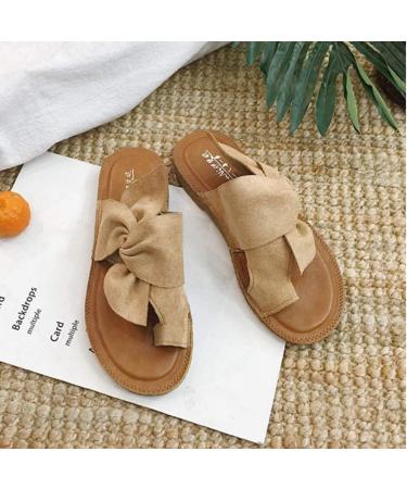 LGZY Big Toe Bone Correction Sandals | Arch Support Orthopedic Shoes for Women | Non-Slip Beach Slippers | Hallux Valgus Bunion Relief | Khaki Size 41 - Buy Online on GoSupps.com