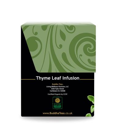Buddha Teas Organic Thyme Leaf Tea - USDA Organic, OU Kosher - 18 Bleach-Free Bags - Buy Online on GoSupps.com