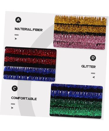 Didiseaon 6 Pairs Glitter False Eyelashes Colored Performance Eyelashes Fake Eyelash Artificial Eyelashes Halloween Costumes Individual Lash Extensions Wispy Make up Fiber Clothing - Buy Online on GoSupps.com