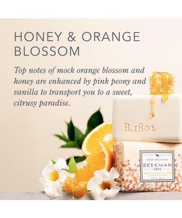 Beekman 1802 Goat Milk Soap Bar 9 oz Pack of 2 - Nourishing, Moisturizing, and Hydrating - Gentle for Sensitive Skin - Cruelty-Free - Honey & Orange Blossom - Buy Online on GoSupps.com