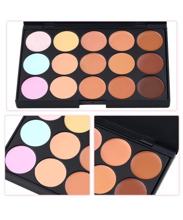 Vodisa Ultra Contour Kit - 15 Color Blemish Concealer Palette for Face Makeup - Beauty Cosmetics Cream Contour & Highlighter Palette - Buy Online on GoSupps.com