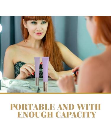 Beaupretty Empty Plastic Squeeze Tubes 20ml Refillable Essential Oil Roller Bottle Roll on Bottle Travel Sample Container for Eye Cream Lip Balm Gloss Dispenser - Buy Online on GoSupps.com