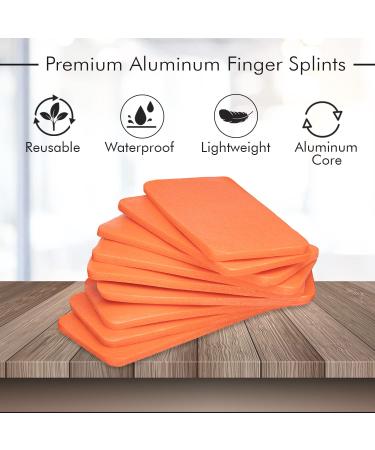 Novamedic 2 Finger Splint 20 Pack - Aluminum, Padded, Waterproof Brace for Finger Knuckle Immobilization, Sprains, Arthritis - Adults & Children - Pain Relief - Buy Online on GoSupps.com