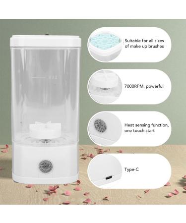 Sonew Electric Makeup Brush Cleaner - Large Capacity Deep Cleaning 2 Modes for All Brush Sizes - White - Buy Online on GoSupps.com