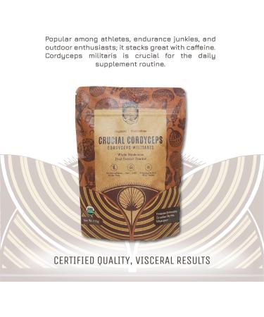 Hamilton s Crucial Cordyceps | Organic Mushroom Extract Powder for Endurance and Immune Support | High Potency | 30% Beta Glucans | No Additives | GF Non-GMO Vegan (100g) 3.53 Ounce (Pack of 1) - Buy Online on GoSupps.com