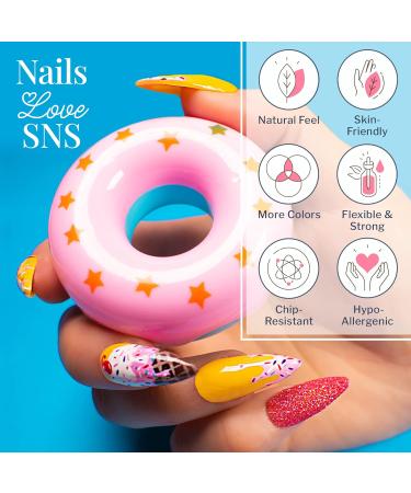 SNS Nail Dip Powder - Blue Razz (CS101) | Long-Lasting Color Low-Odor & No UV Needed - 1 oz for Perfect Nails - Buy Online on GoSupps.com