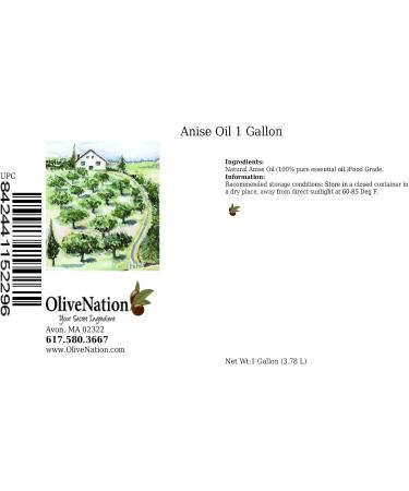 Anise Oil 1 Gallon by OliveNation - Buy Online on GoSupps.com