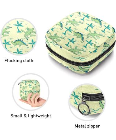Womens Bonds Dinosaur Palm Pattern Portable Period Kit - Stylish Storage Pocket Bag for Females | Perfect Travel Accessory - Buy Online on GoSupps.com