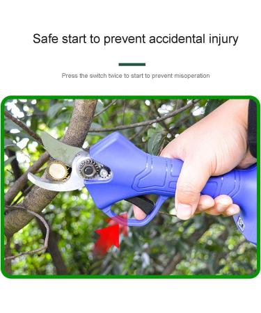 Cordless Electric Pruning Shears with 1 Pack Rechargeable 2Ah Lithium Battery Powered Tree Branch Pruner 25Mm Cutting Diameter 6-8 Working Small Gift - Buy Online on GoSupps.com