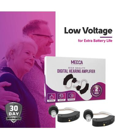 Set of 2 Digital Devices with Noise Reducing Feature for Adults, Seniors & Women - Black - Buy Online on GoSupps.com