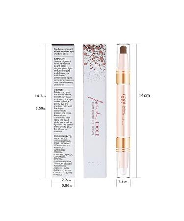 LAMUSELAND 2 Tone Glitter Eyeshadow Stick Set - Waterproof & Long Lasting Eye Makeup Tool for Women (12 Colors) - Buy Online on GoSupps.com