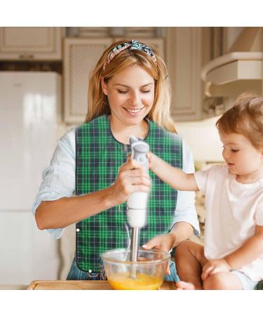 Reusable Bibs For Adult Eating Adult Feeding Bibs Clothing Protector - Washable Eating Bib Large Feeding Adult Bibs Clothing Green - Buy Online on GoSupps.com