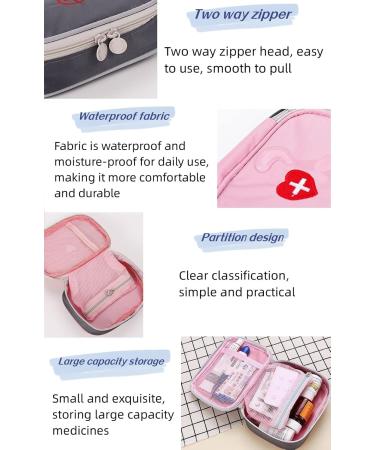 Mini Medical Organizer Bag Empty Travel First Aid Bag 2Pcs Small First Aid Survival Bag Small First Aid Bag Empty Emergency Trauma Kit Organizer Bag Mini First Aid Bag Medicine Pills Drug Storage Bag - Buy Online on GoSupps.com