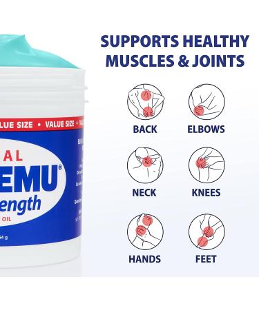 Blue Emu Muscle and Joint Deep Soothing Analgesic Cream 12oz - Fast Pain Relief - Buy Online on GoSupps.com