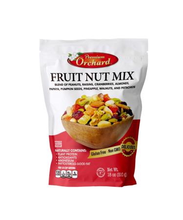 Fruit and Nut Trail Mix (18 oz) by PREMIUM ORCHARD Fruit Nut Mix