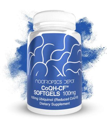 Nootropics Depot Ubiquinol CoQH-CF Softgels | 100mg Ubiquinol Supplement | 60 Count | Boost Energy & Heart Health - Buy Online on GoSupps.com