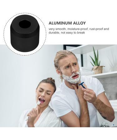 Beaupretty Shaving Brush & Metal Razor Stand for Men - Double-Sided Manual Razor & Shavemate Mini Facial Razor - Compact & Stylish 3.8x3.3cm Black Design - Buy Online on GoSupps.com